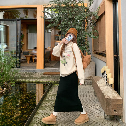 【189元任选2件】最后一波现货！小熊印花连帽卫衣 商品图2