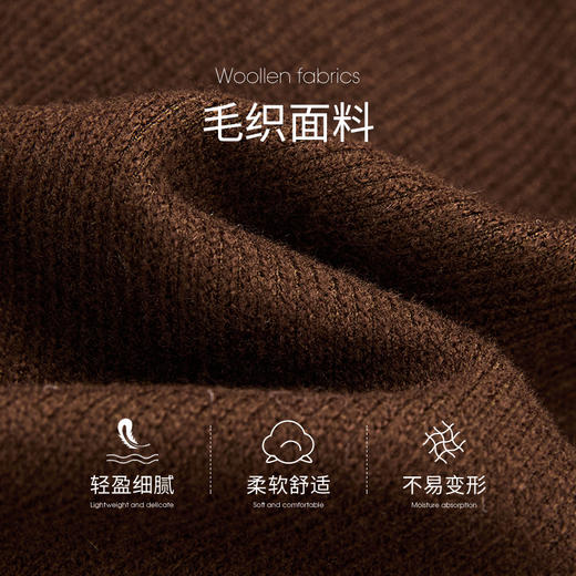 西遇长款简约时尚半身裙女新款通勤风无腰设计鱼尾裙D3742635 商品图4