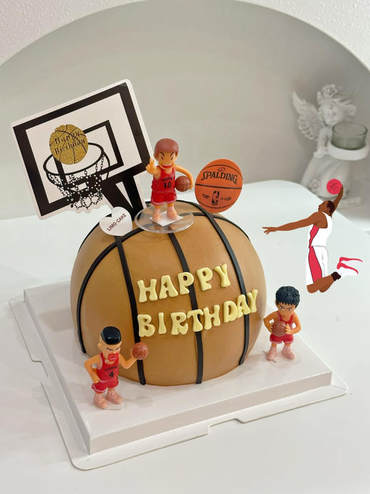 巧克力球形篮球蛋糕 商品图1