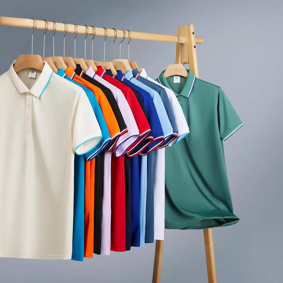 Polo衫定制工作服印logo翻领t恤广告文化衫短袖团体工衣刺绣订做