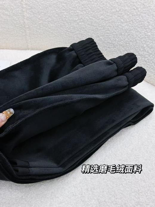 男士松紧腰加绒防风保暖休闲裤百搭长裤 商品图14
