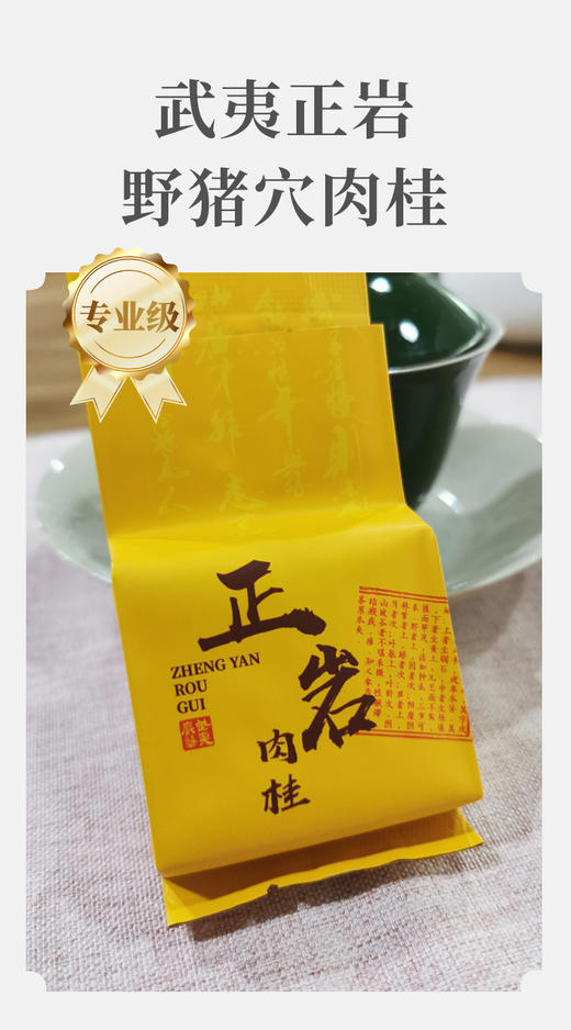 武夷核心正岩坑涧茶 野猪穴 肉桂 9泡/75克  商品图1