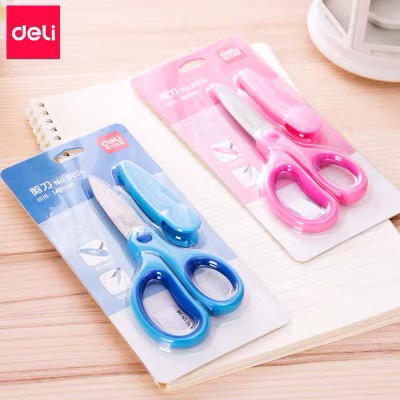 得力6074学生安全剪刀/颜色可备注 商品图2