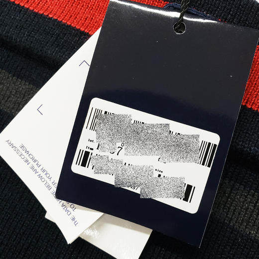 鲨鱼 条纹拼色 刺绣小方标 针织帽/毛线帽/滑雪帽 PSS170 商品图6