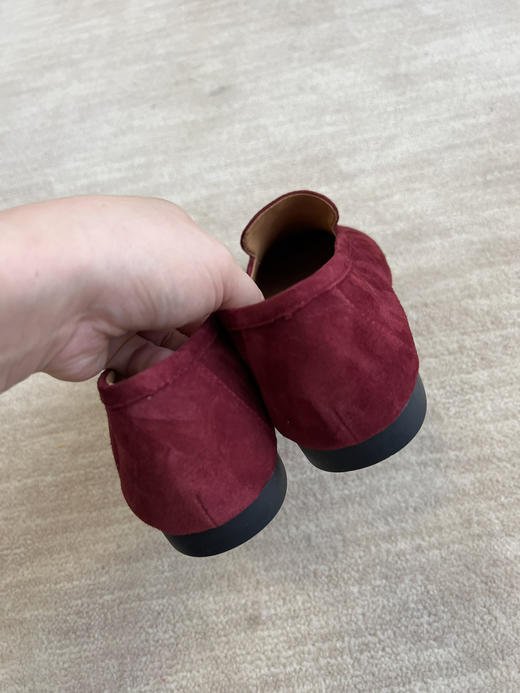 1116-7 巨好穿 tr 高丝光进口羊猄皮面 鹿皮内里 极简乐福鞋 炒鸡软 准码 商品图5