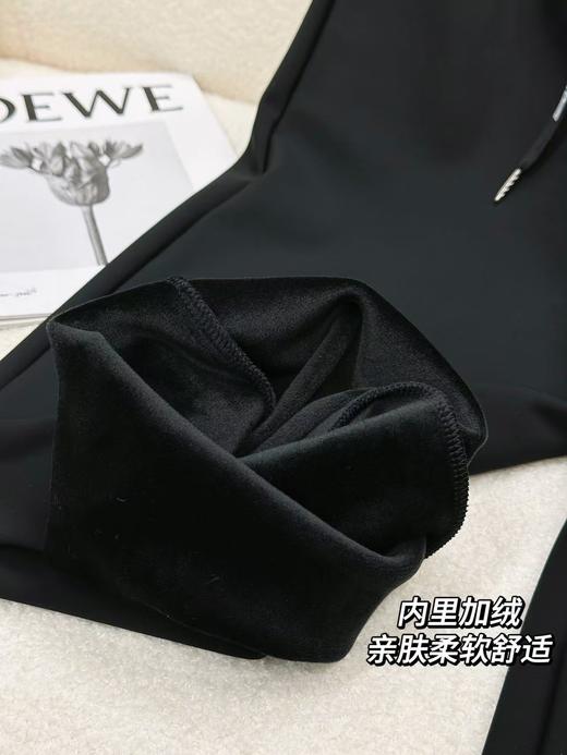 男士松紧腰加绒防风保暖休闲裤百搭长裤 商品图10