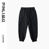 PINLI品立秋季新款宽松束脚九分裤男士潮牌个性黑色休闲裤子B243117051 商品缩略图3
