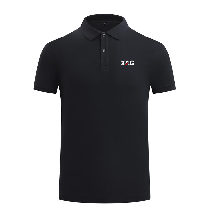 XAG 凉感纯黑POLO衫