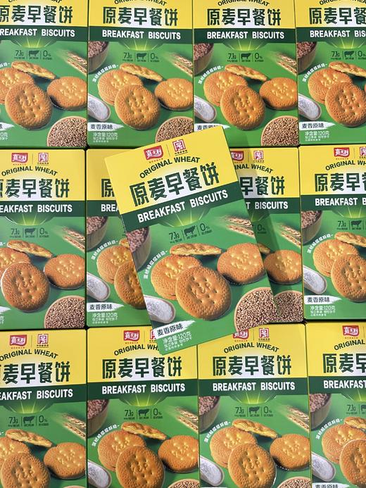 嘉士利 原麦早餐饼（麦香原味）120克   6901180979916 商品图0