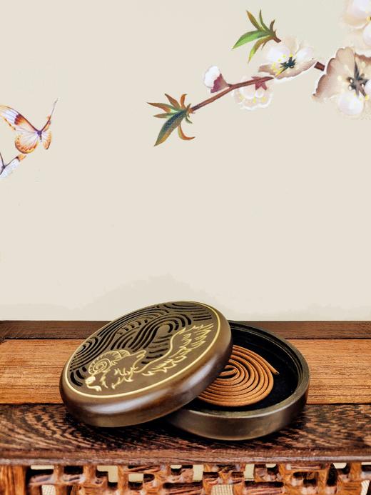 纯铜仿古香盒香炉 商品图1