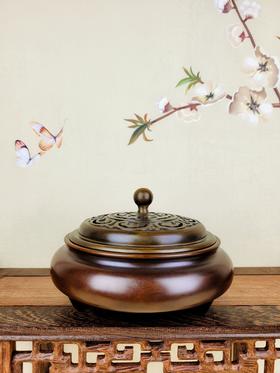 纯铜仿古香炉