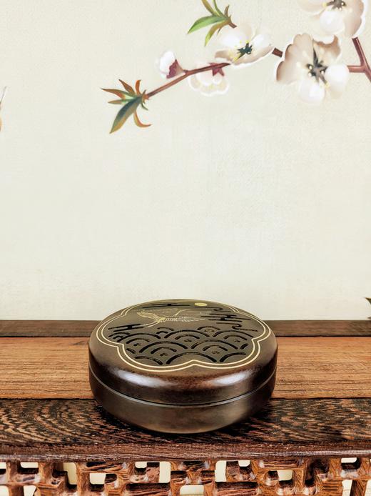 纯铜仿古香盒香炉 商品图2