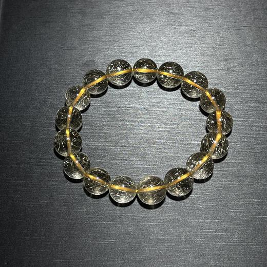 【男款】金发晶手链 直径12mm 商品图1