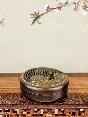 纯铜仿古香盒香炉