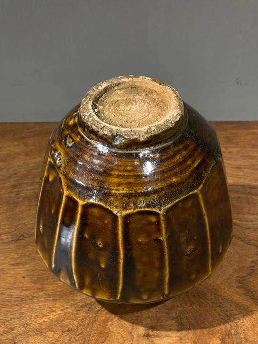 磁州窑褐饴釉十四面片取罐，顺丰包邮 商品图8