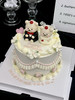 小熊手绘情侣周年纪念日生日蛋糕 商品缩略图1