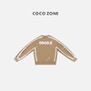 COCO ZONE 美式复古字母刺绣加绒保暖休闲卫衣CC1D2666 商品缩略图1