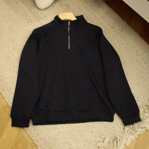 男款虎头刺绣加绒半高领拉链卫衣 商品图8