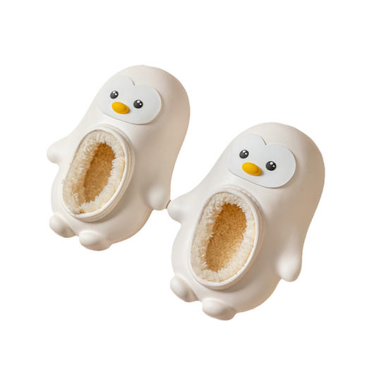 【儿童企鹅棉鞋】2024秋冬季可爱卡通男童女童 幼儿宝宝室内家居防水保暖棉鞋 商品图4