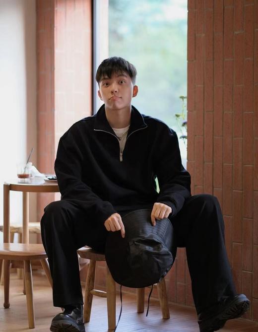 男款虎头刺绣加绒半高领拉链卫衣 商品图6