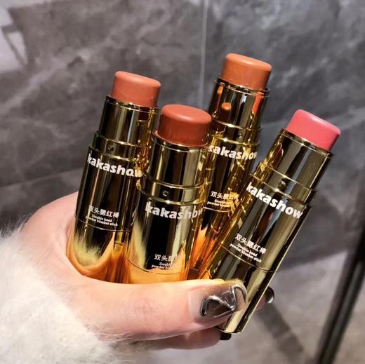 平价优选：第2支半价！双头腮红棒伪素颜低饱和韩系奶油膏体腮红细腻自然妈生颜 C338kakashow 商品图7