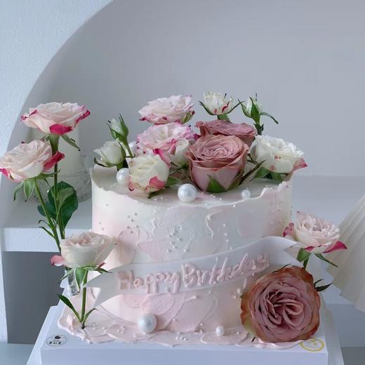 【美好遇见】创意鲜花蛋糕 商品图0