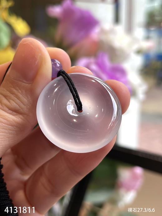 玻璃种平安扣吊坠【4131811】具体价格微信咨询 商品图3