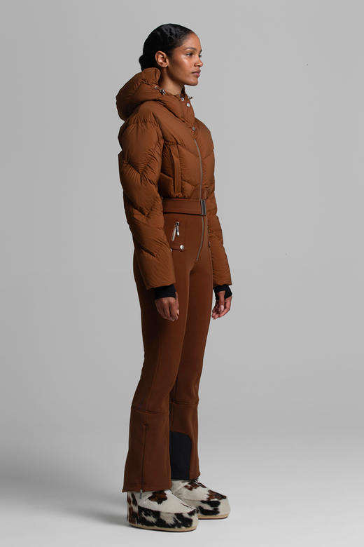 Cordova - Ajax Ski Suit - Chestnut - 女装 - 连体滑雪服 - 栗色 商品图3
