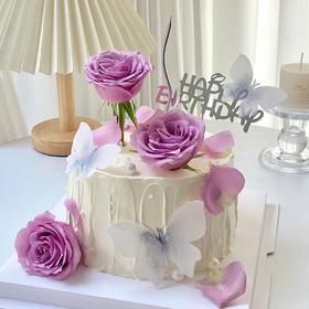 【浪漫之都】创意鲜花蛋糕