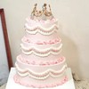【皇冠女神复古花边定制】💕三层创意定制 商品缩略图0