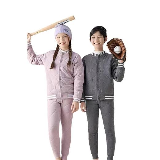 【桑蚕丝+山羊绒，超聚暖】【校服神器】鹿小雯秋冬季新款儿童保暖背心上衣裤子内穿男女童加绒蚕丝校服神器棉裤内胆蚕丝羊绒加厚保暖系列 商品图9