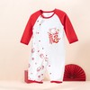 贝贝怡童装婴幼儿连身衣春秋季纯棉外穿爬服春节哈衣初生宝宝睡衣 商品缩略图8