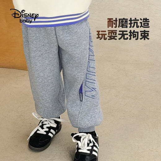 【羊羔绒】【90-140】【迪士尼】男童冬款保暖羊羔绒加绒裤子 商品图4