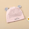 新生儿春秋婴儿帽0一3月小帽子初生宝宝无骨胎帽秋棉料套头帽 商品缩略图2