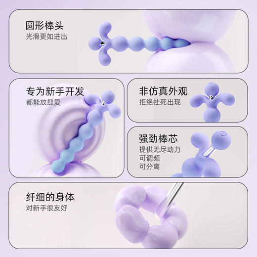 谜姬 花蕊后庭按摩器震动后庭开发新手开肛 商品图2