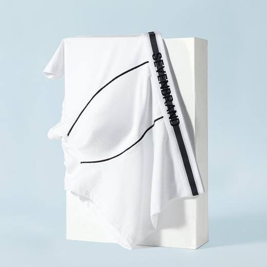 柒牌60S莫代尔内裤男夏季凉感透气平角裤男生抗菌裆四角短裤3条装	124F70920 商品图1