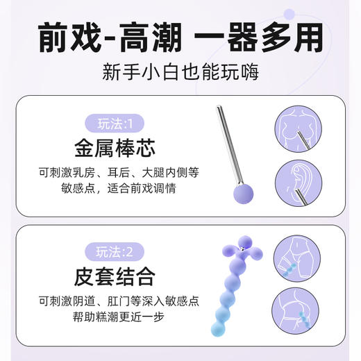 谜姬 花蕊后庭按摩器震动后庭开发新手开肛 商品图3