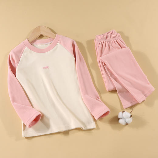 儿童德绒内衣套装男女童秋衣秋裤秋冬中大童家居服宝宝睡衣批发 商品图2