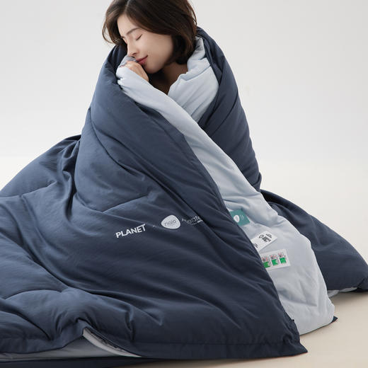 【高品质新型Naia™️排湿纤维】酣睡星球双层控温被被子被芯 四季可用深睡控温子母被 商品图11