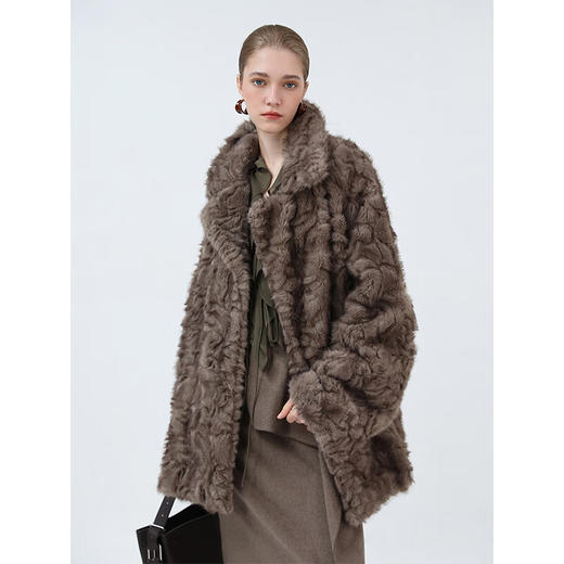 COCOBELLA多层次荷叶边飘带气质雪纺衫春夏灵动飘逸开衫LC0007 商品图3