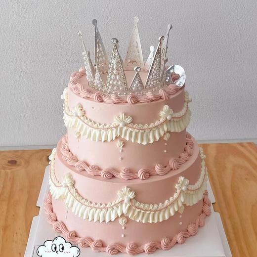 【皇冠女神蛋糕复古花边款】 商品图0