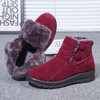 新款老北京棉鞋女时尚加绒加厚中筒雪地靴中老年妈妈保暖棉鞋 商品缩略图4