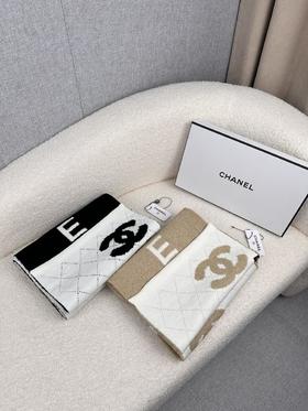 香奈儿新款时尚绣花针织毛线围巾披肩（AN）