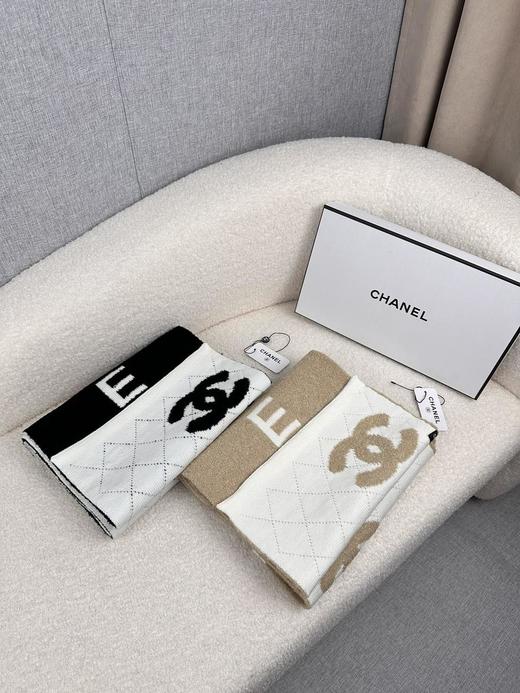 香奈儿新款时尚绣花针织毛线围巾披肩（AN） 商品图0