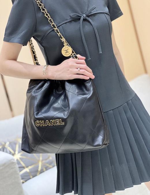 香奈儿24k新品22BAG珐琅垃圾袋单肩斜挎包（HH） 商品图3