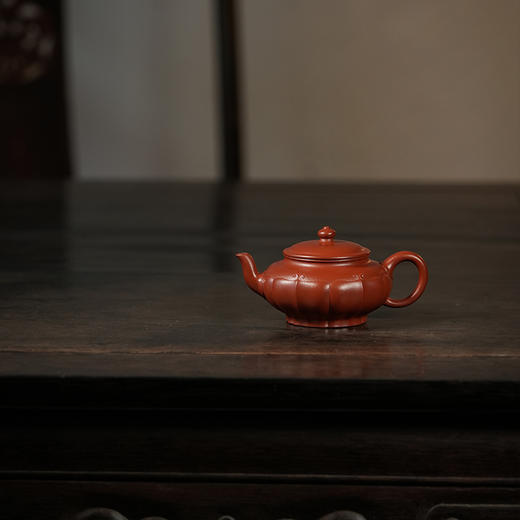 龙德堂陶艺 汤宣武《如菱》原矿大红袍 160 cc 库存请咨询客服 商品图2