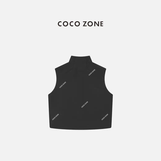 COCO ZONE 设计感口袋拉链百搭立领无袖马夹CC1D2677 商品图1