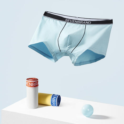 柒牌50S新疆棉男士内裤男抗菌裆透气薄款平角裤防夹臀男生四角裤	124F70910 商品图1