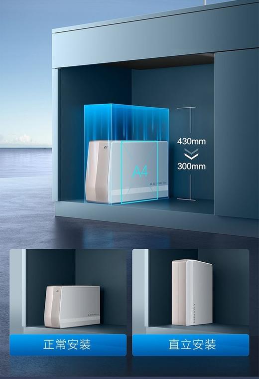 【R1800SWi】A.O.史密斯集成精巧型反渗透净水机 商品图1