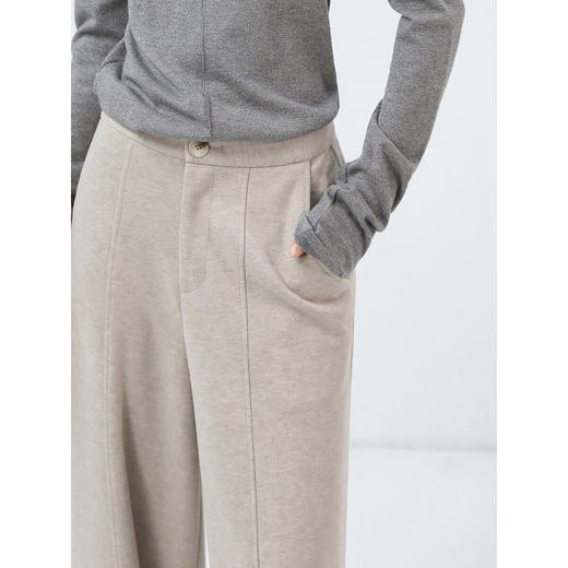 COCOBELLA简约气质休闲裤女秋冬宽松遮胯长裤奶奶裤PA7046-3 商品图2